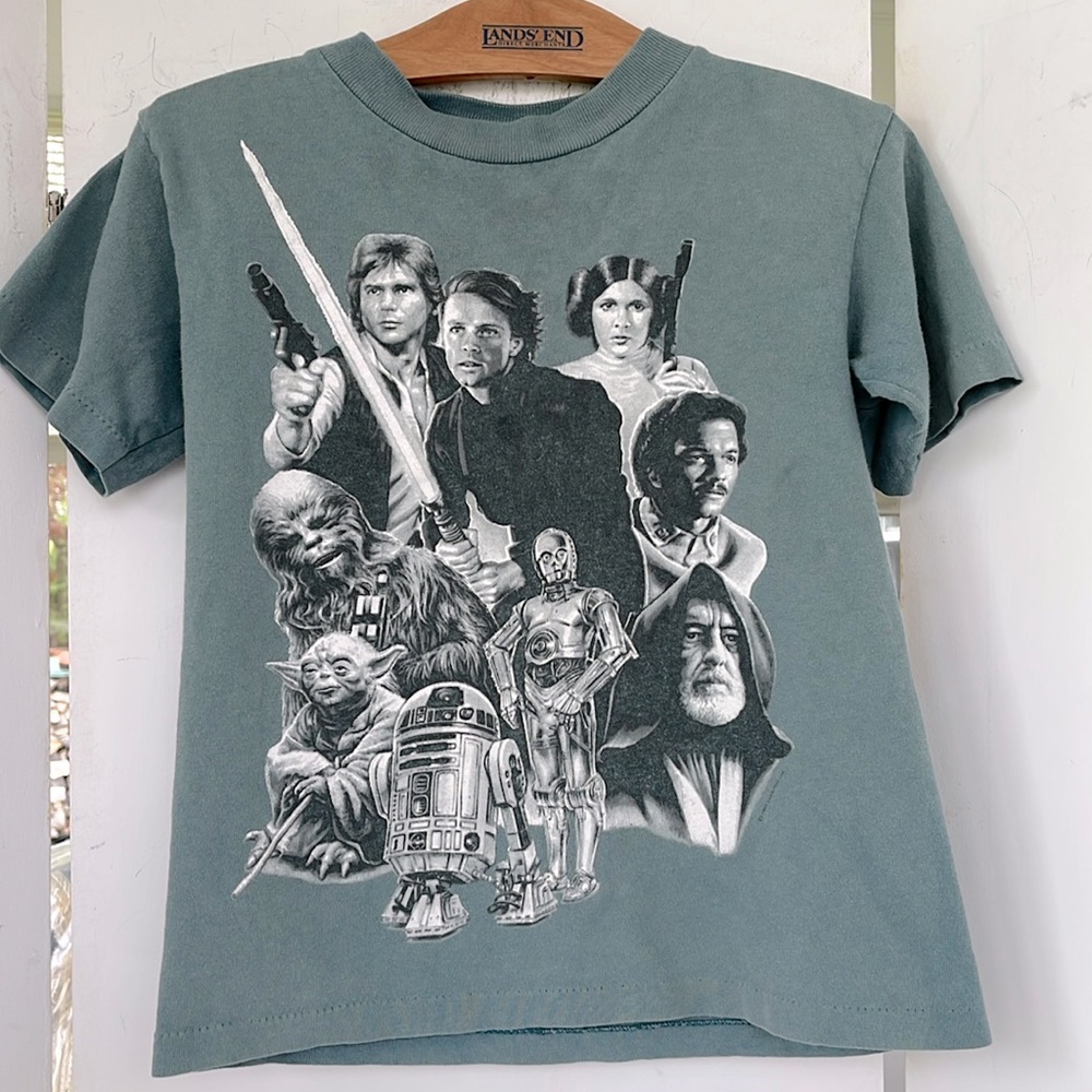 Graphic Star Wars Kids Vintage Tee Shirt